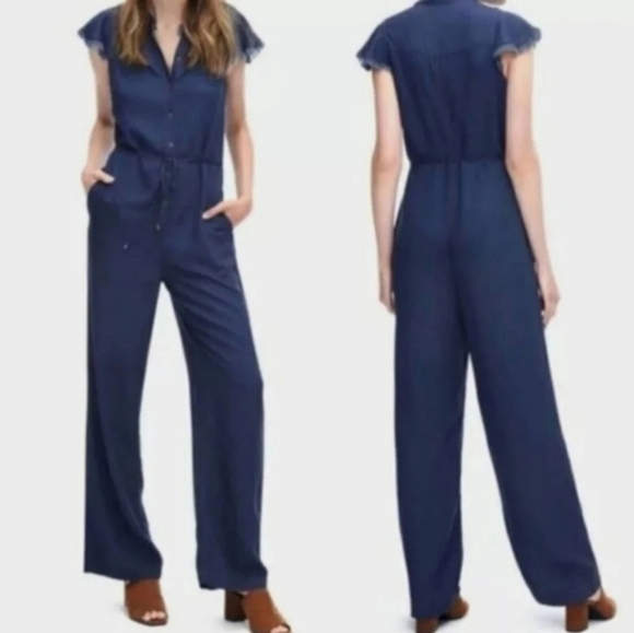 NWT Splendid indigo dye jumpsuit. Women's medium